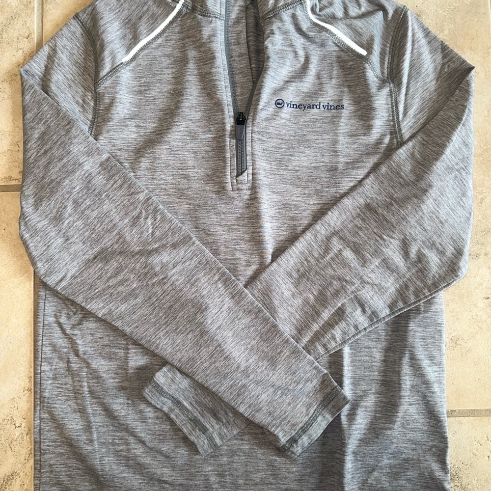 Boys Vineyard Vines Grey 1/4 Zip